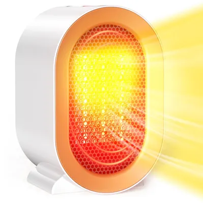 Productafbeelding van Elektrische Ventilatorkachel 1200 W - PTC-Keramisch Verwarmingselement - Compact Draagbaar