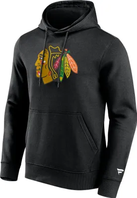 Image de Sweat à capuche NHL Chicago Blackhawks Fanatics Primary Logo Noir