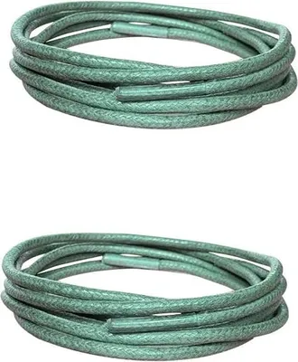 Produktbild von Gewachste Schnürsenkel für Lederschuhe - Grün Olive - 80 cm