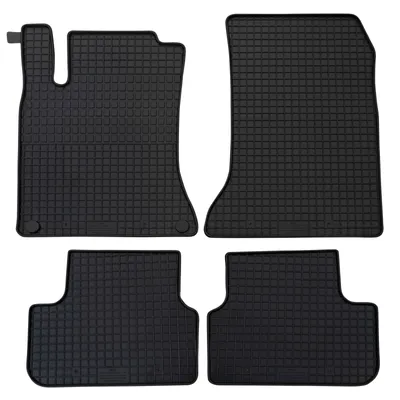 Produktbild von für Mercedes B-Klasse ab 11/2011-01/2019 Passform PETEX Gummimatten 4-teilig schwarz Allwettermatten Gummifußmatten