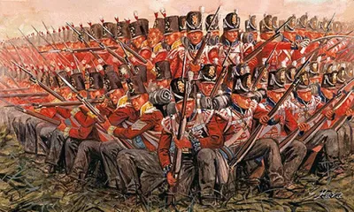 Immagine prodotto di Italeri 1:72 Guerre napoleoniche - Fanteria britannica 510106095 con 48 figurini