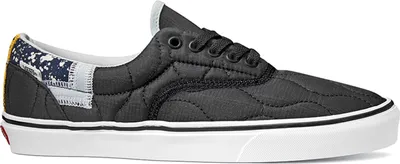 Image de Chaussures à lacets basses Vans Ua Era en textile, noir effet batik, semelle extérieure gaufrée, taille 8