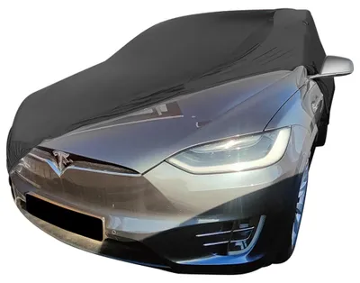 Image de Housse de voiture intérieure adaptée à Tesla Model X Noir NEU Bâche de