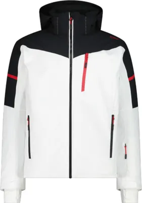 Produktbild von CMP Herren Skijacke aus 4-Way-Stretch mit abnehmbarer Kapuze weiss 52