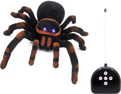 Produktbild von Fernbedienung Spinne Spielzeug Realistische Figuren Lustige Streich Witz Scare Gag Geschenke für Halloween Weihnachten Party Ddecor