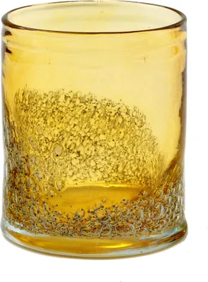 Produktbild von Glaszilindervase in Gelb Höhe ca. 15cm