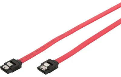 Zdjęcie produktu dla DIGITUS SATA Anschlussk. L-Typ Bu/Bu 0,3m  SATAII/III gerade Polybeutel