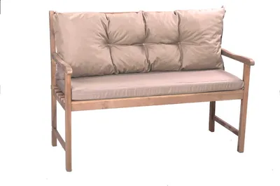 Produktbild von Bankkissen  120  x 50 x 40 Beige | Bankkissen outdoor | Hollywoodschaukel kissen | Sitzkissen und Rückenkissen | Sitzkissen bank | Setgarden