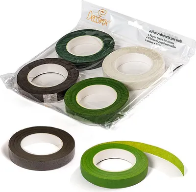 Produktbild von Papierband für Blumendrähte 12mmx27m 4 Stk