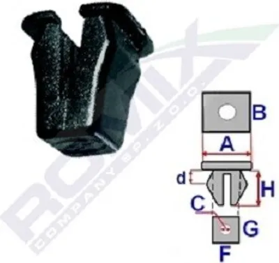 Image de 10x ROMIX C10104 Clip