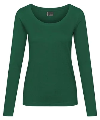 Image de Promodoro - T-shirt pour femmes, manches longues LT3215 (XL) (forêt)