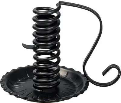 Produktbild von Kerzen Spiralleuchter Eisen Schwarz