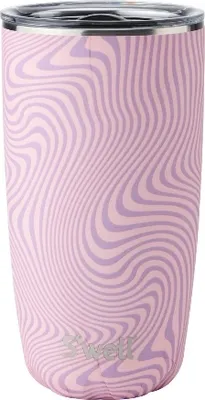 Produktbild von Wiederverwendbarer Kaffeebecher, 0,53 L, dreifachwandig, grün/lila - S'well | Pastel Candy