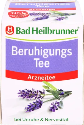 Produktbild von Bad Heilbrunner Beruhigungs Tee mit Lavendelblüten, 8X1.0 g FBE