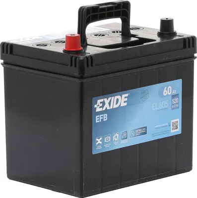 Produktbild von EXIDE EFB Starterbatterie 12V 60Ah 520A/EN D23 für Auto LKW Batterie