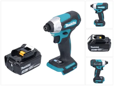 Immagine prodotto di Avvitatore a impulsi a batteria Makita DTD 157 F1 18 V 140 Nm 1/4" brushless + 1x batteria ricaricabile 3,0 Ah - senza caricabatterie
