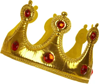 Imagen del producto de Accesorios para disfraces: Corona real, color dorado, talla única