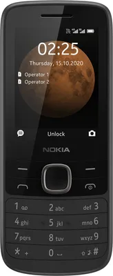 Obrázok produktu pre Nokia 225 4G, Navýšku, Dual SIM, 6,1 cm (2.4"), 0,3 MP, 1150 mAh, Čierna