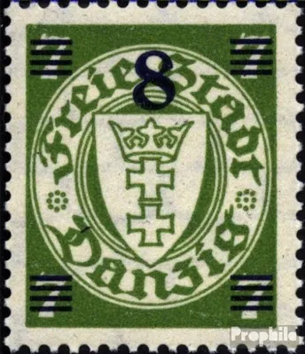 Produktbild von Briefmarken Danzig 1934 Mi 241 gestempelt Aushilfsausgabe