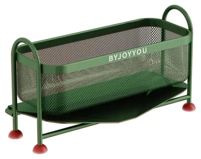 Produktbild von Schmale Spülbecken-Ablage für Küchentheke, Abtropfregal für Schwamm, Spültuch, Spülbürste und Stahlwolle, platzsparender Organizer für den Spülrand,Green