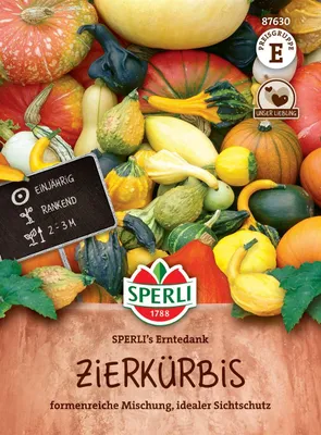 Produktbild von SPERLI Zierkürbissamen Erntedank Cucurbita pepo 20 Pflanzen