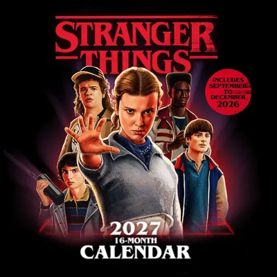 Immagine prodotto di Calendario 2027 Stranger Things - Calendario da parete, 30x30 cm