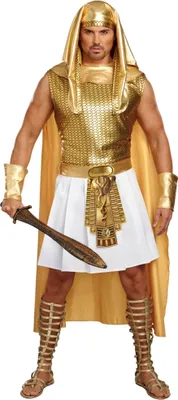 Pharao Kostüm Ägypter Ramses für Herren Gr. M- XL gold Antike Fasching Karneval Mottoparty