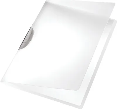 Image de LEITZ 41750085 Klemmhefter ColorClip DIN A4 PP grauer Clip