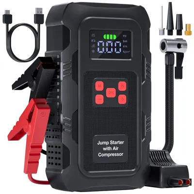 Obrázek produktu pro Startovací powerbanka pro automobily s kompresorem, 150 psi
