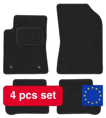 Image de Tapis de sol pour voiture, protection durable, antidérapants, noirs