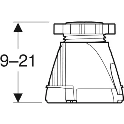 Produktbild von Geberit 554953002 Set Füße hoch (12 St.)