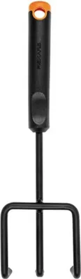 Obrázek produktu pro Fiskars Ergo, ruční kultivátor, ocelový, černý, 90 mm, 50 mm, 310 mm