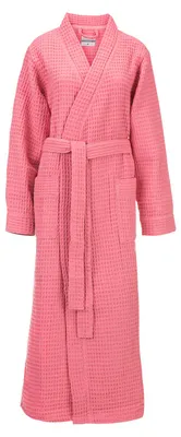Produktbild von Heckettlane Baby-Pink Bademantel-Waffel L - Hergestellt aus 65% recycelt Baumwolle - 35% andere Fasern