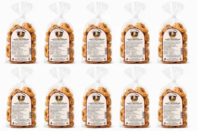 Produktbild von La Cuoca Pugliese - Taralli Mediterranei aus Apulien - Salziger Ofensnack - Knusprige Taralli - 10 x 300 g
