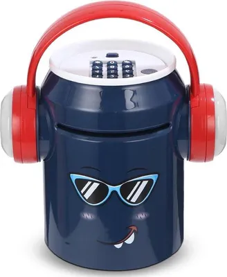 Produktbild von Elektronische Sparbüchse für Kinder, blau, mit Schwein