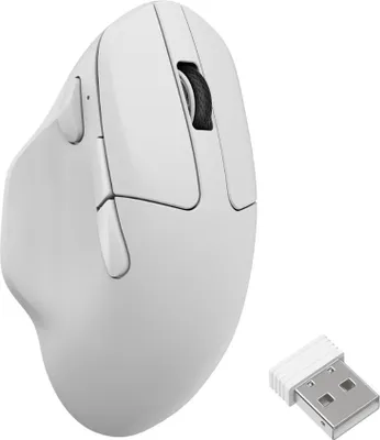 Produktbild von Keychron M7 Kabellose Maus PixArt 3950 8K Optischer Sensor Bluetooth / 2,4 GHz, Weiß