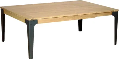 Produktbild von Esszimmertisch für 8/10 Personen aus Holz und Metall.