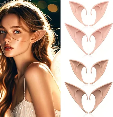 Imagen del producto de Elfenohren, 4 pares, para mujeres y niños, accesorios para cosplay, Halloween