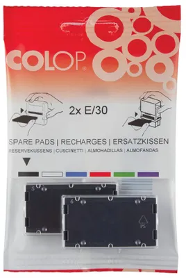 Immagine prodotto di COLOP tampone di ricambio per timbri E/50/1 blu confezione doppia 2 pezzi