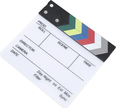 Zdjęcie produktu dla Klaps filmowy Reżyser Klaps filmowy Klaps filmowy Klaps filmowy Rekwizyt do dekoracji 20x19.5cm / 7.87x7.68in