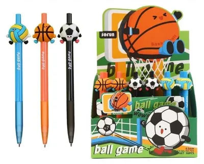 Obrázek produktu pro Gelové pero Game Ball (36 kusů) - Cresco