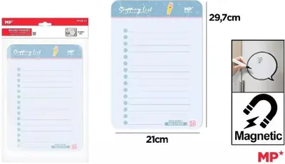 Zdjęcie produktu dla Planer magnetyczny 29,7x21cm lista zakupów