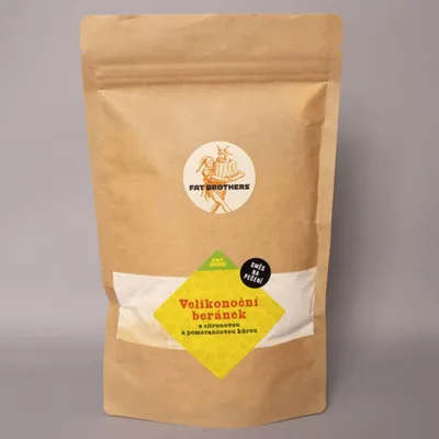 Produktbild von Osterlamm mit Orangen und Zitronenschale Backmischung