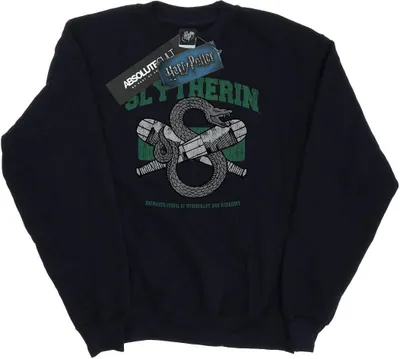 Zdjęcie produktu dla Bluza damska „Slytherin Quidditch” z serii Harry Potter, model BI6549 (rozmiar L) (czarna)