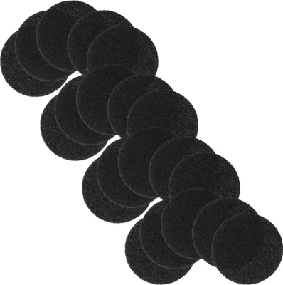 Produktbild von vhbw 20x Luftfilter G2 kompatibel mit Buderus Logavent HRV126-43 D Lüfter, Badlüfter, Ventilator, Lüftungsgerät - Schwarz