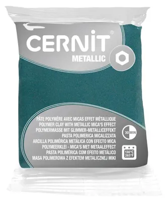 Produktbild von Cernit Metallic 56 G Türkisgold