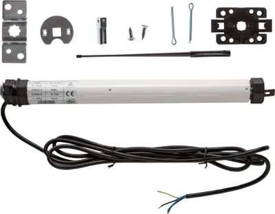 Produktbild von Rollladenmotor SL, SL35 10/17 Mini (10 Nm / SW40 / Kurzantrieb) leiser Rohrmotor mit Planetengetriebe, 230V, inkl. Wellenadapter & Lager, wartungsfrei, langlebig Jarolift