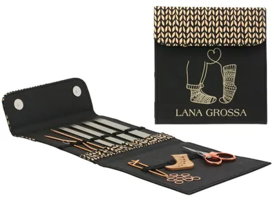 Produktbild von Lana Grossa - Sockennadel-Set Deluxe Edelstahl by Tanja Steinbach