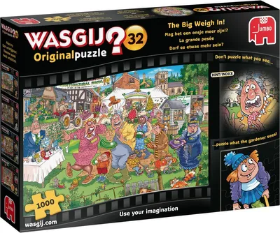 Produktbild von Jumbo Spiele Jumbo Wasgij Original 32 Darf es etwas mehr sein