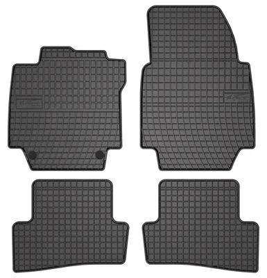 Obrázok produktu pre Gumové autorohože na mieru pre: Renault Captur (2013-2019, SUV) černé, sada 4 ks, s úchyty